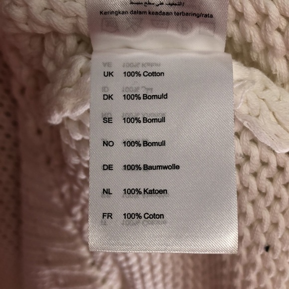 Samsoe & Samsoe Chub LS Sweater Knit White Size Small - Picture 5 of 8